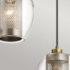 Lampa wisząca Asher II - 3 źródła światła Antyczny pewter szkło i stal industrialna regulacja wysokości KL-ASHER-3PR-AP KICHLER